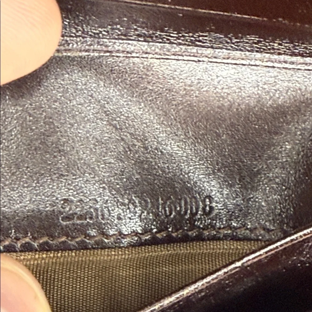 Vintage Fendi Leather & Zucca Canvas Wallet – Made in Italy – EUC